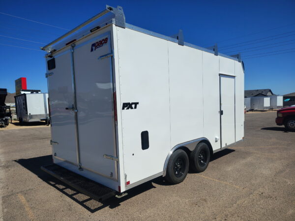 16x8.5 PXT Hammer, 7K GVWR, Workbench, Ladder Rack, 6" Additional Height, Ramp Door