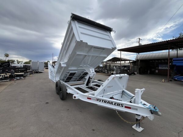 14x83 Tandem Axle, 15,400 GVWR, Low Pro Dump, 48" Sides