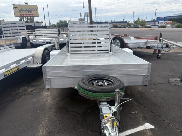 10x63 All Aluminum, 2K GVWR, Single Axle, W/ Tailgate (6310ESA-S-TG)