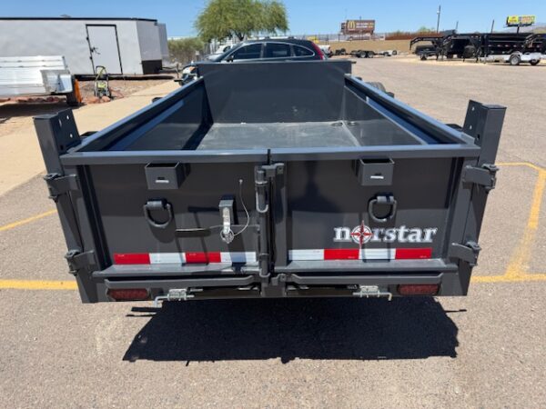 10x60 Norstar Single Axle Dump, 7K GVWR, 20" Side