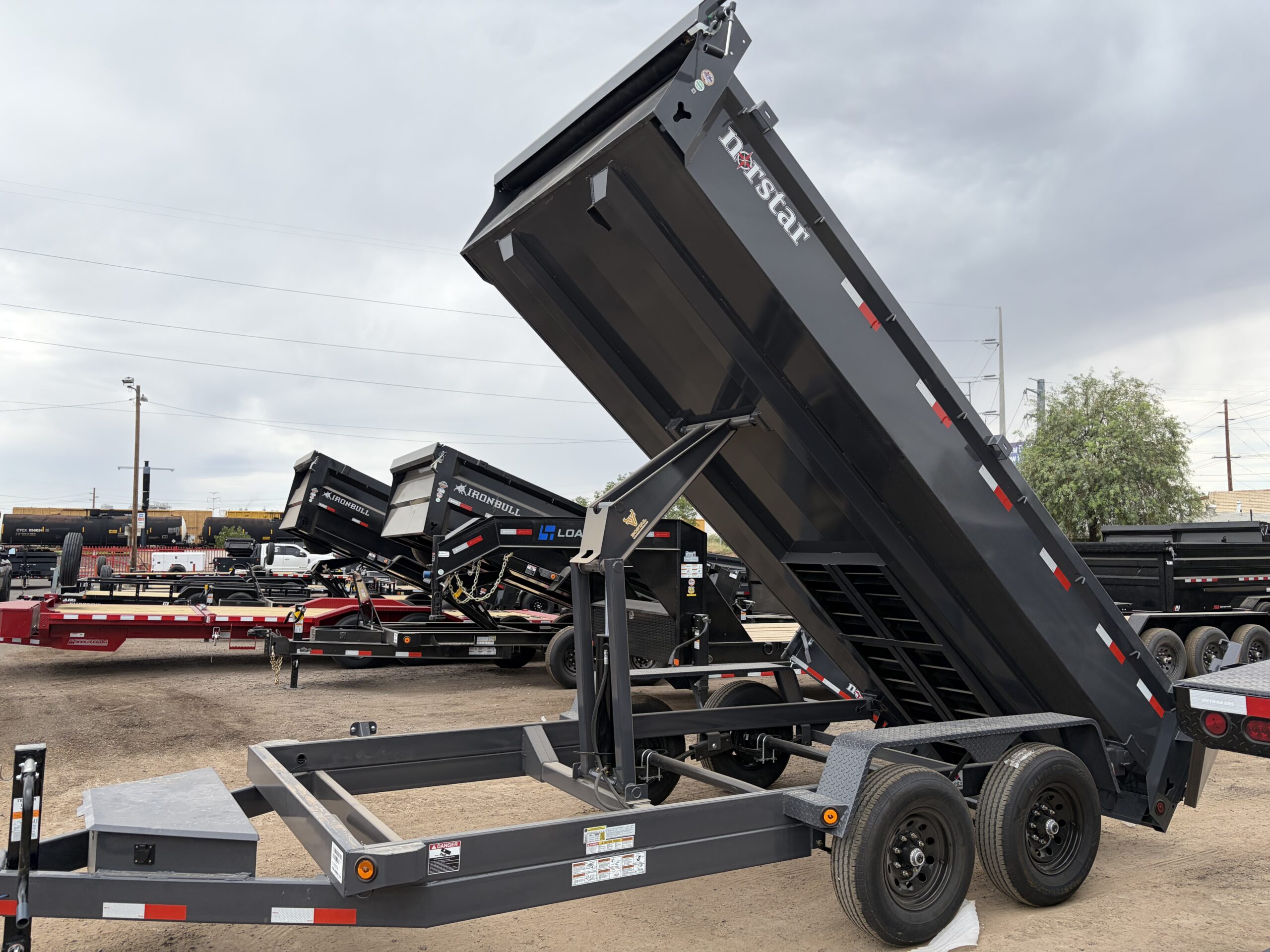 16x83 Norstar Tandem Axle Dump, 14K GVWR, 20" Sides - Image 9