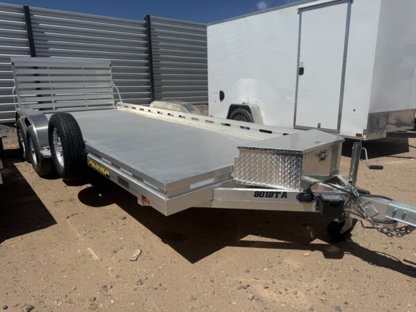 18x80 All Aluminum, 8K GVWR, Tandem Axle (8018TA-EL-R-BT-RTD)
