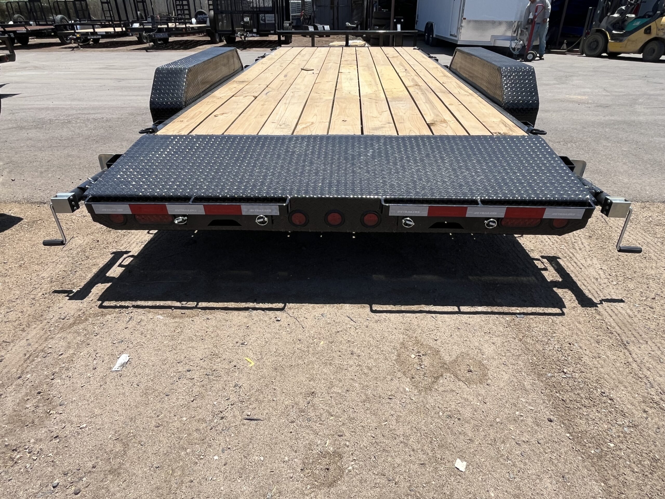 18x83 Tandem Axle Channel Equipment, 10K GVWR, Slide-In Ramps - Image 4
