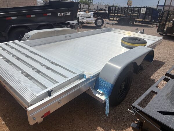 14x78 All Aluminum, 7K GVWR, Tandem Axle, W/ Bi-Fold Tailgate (7814ESA-TA-EL-BT)