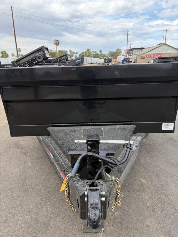 12x83 IronBull Tandem Axle Dump, 15K GVWR, 24" Sides, Solar Charger