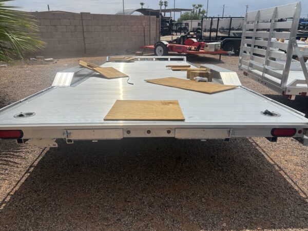 20x102 All Aluminum Wide Body, 10K GVWR, Heavy Tandem Axle, Drive-Over Fenders (WB20H-TA-EL-DOF-R-RR-RTD)