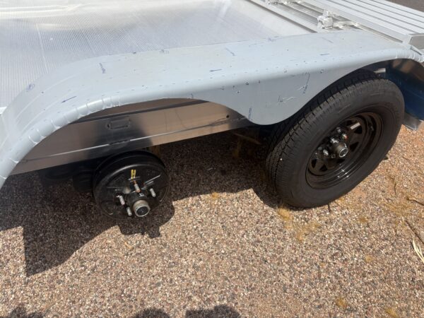 14x78 All Aluminum, 7K GVWR, Tandem Axle, W/ Bi-Fold Tailgate (7814ESA-TA-EL-BT)