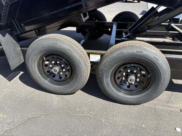 20x7 (14'+6') Flat Front Rear Dump, 15,400 GVWR, 40" Steel Toolbox