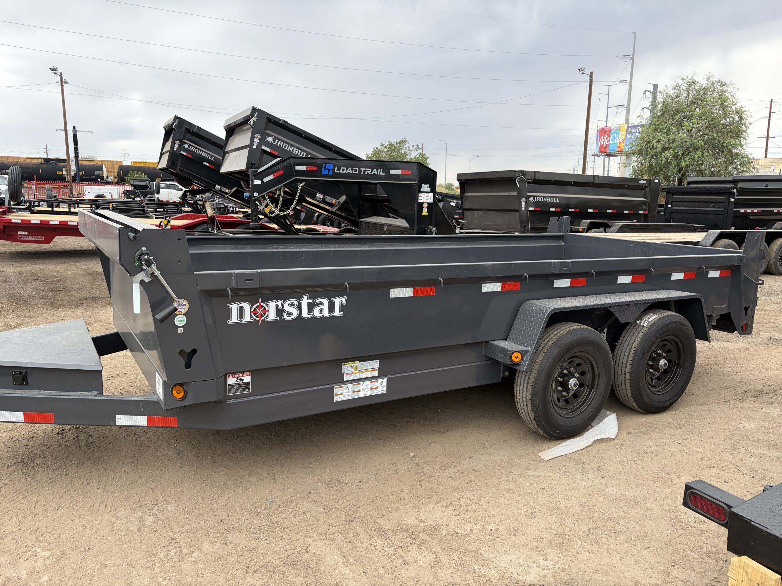 16x83 Norstar Tandem Axle Dump, 14K GVWR, 20" Sides - Image 4