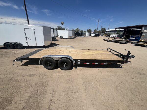 20x83 Tandem Axle Channel Equipment, 10K GVWR, Slide-In Ramps