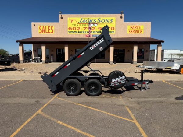 10x60 Norstar Tandem Axle Dump, 7K GVWR, 20" Sides