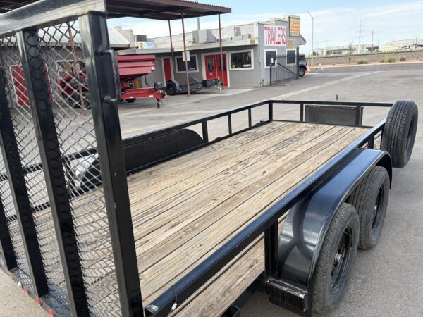 14x77 UTILITY TRAILER, TANDEM AXLE