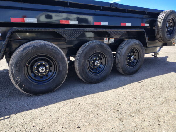 16x83 IronBull Triple Axle Dump, 21K GVWR, 24" Sides