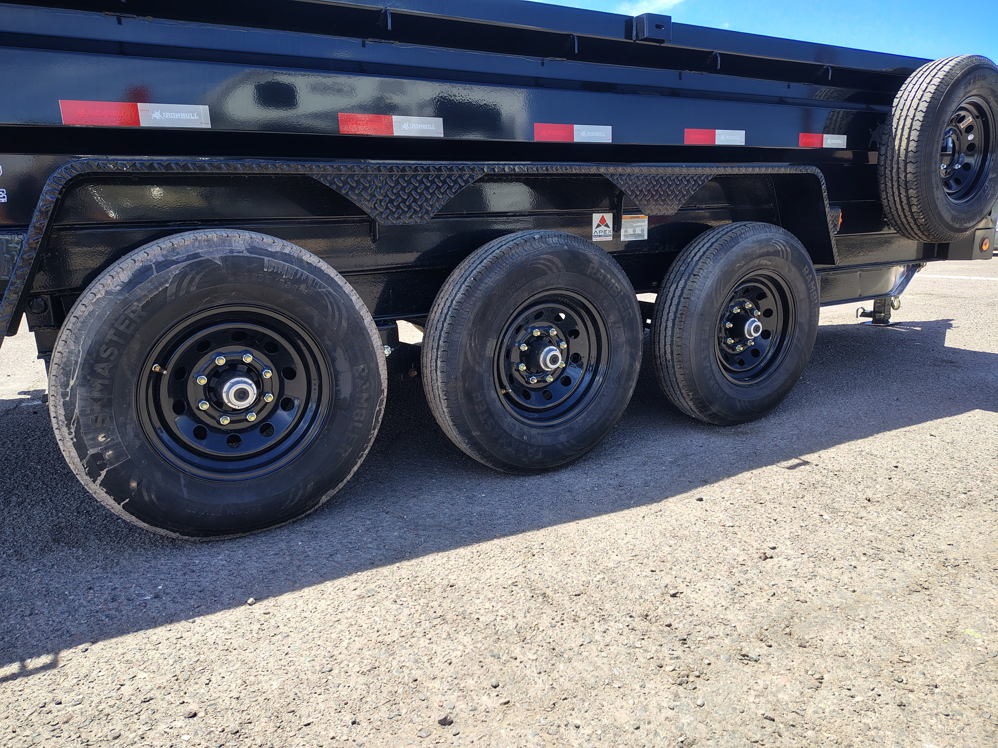16x83 IronBull Triple Axle Dump, 21K GVWR, 24" Sides - Image 8