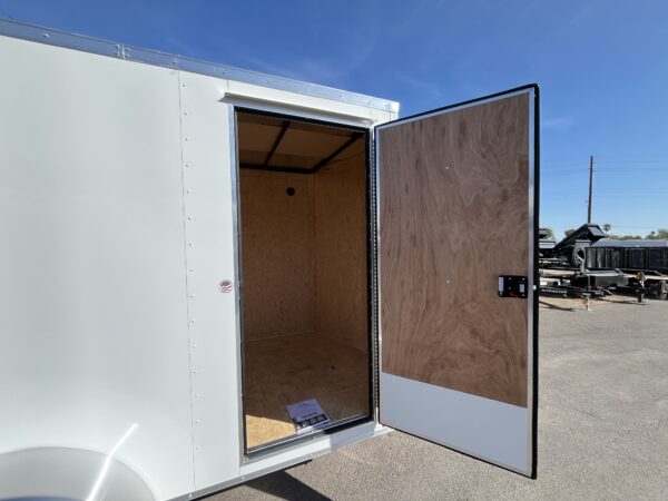 12x6 Indigo DLX, 7K GVWR, Rear Double Doors