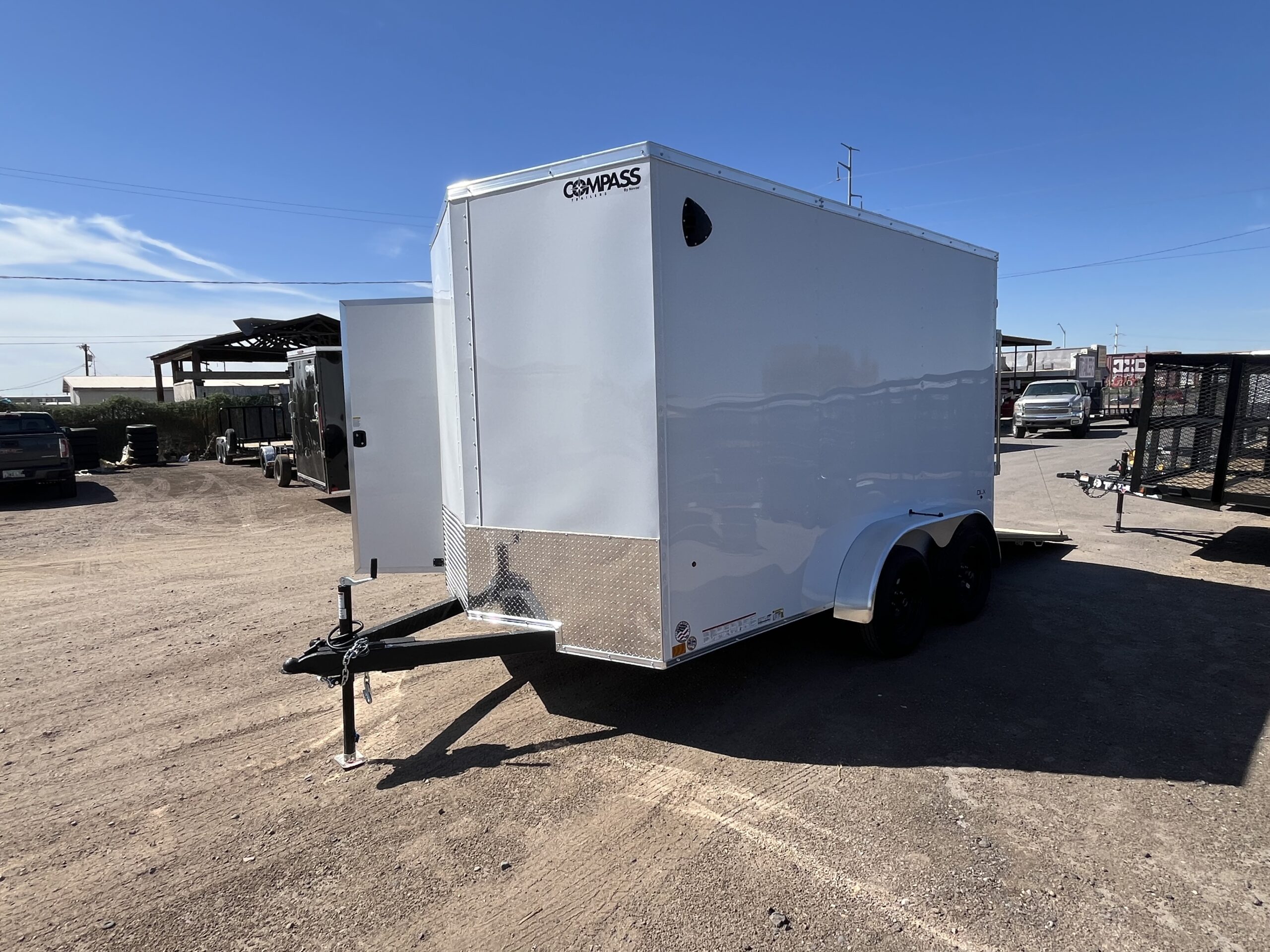 12x7 Indigo DLX, 7K GVWR, Ramp Door - Image 7