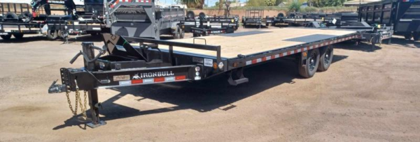 24x102 IronBull Deckover Tilt, Tandom Axle, 14K GVWR