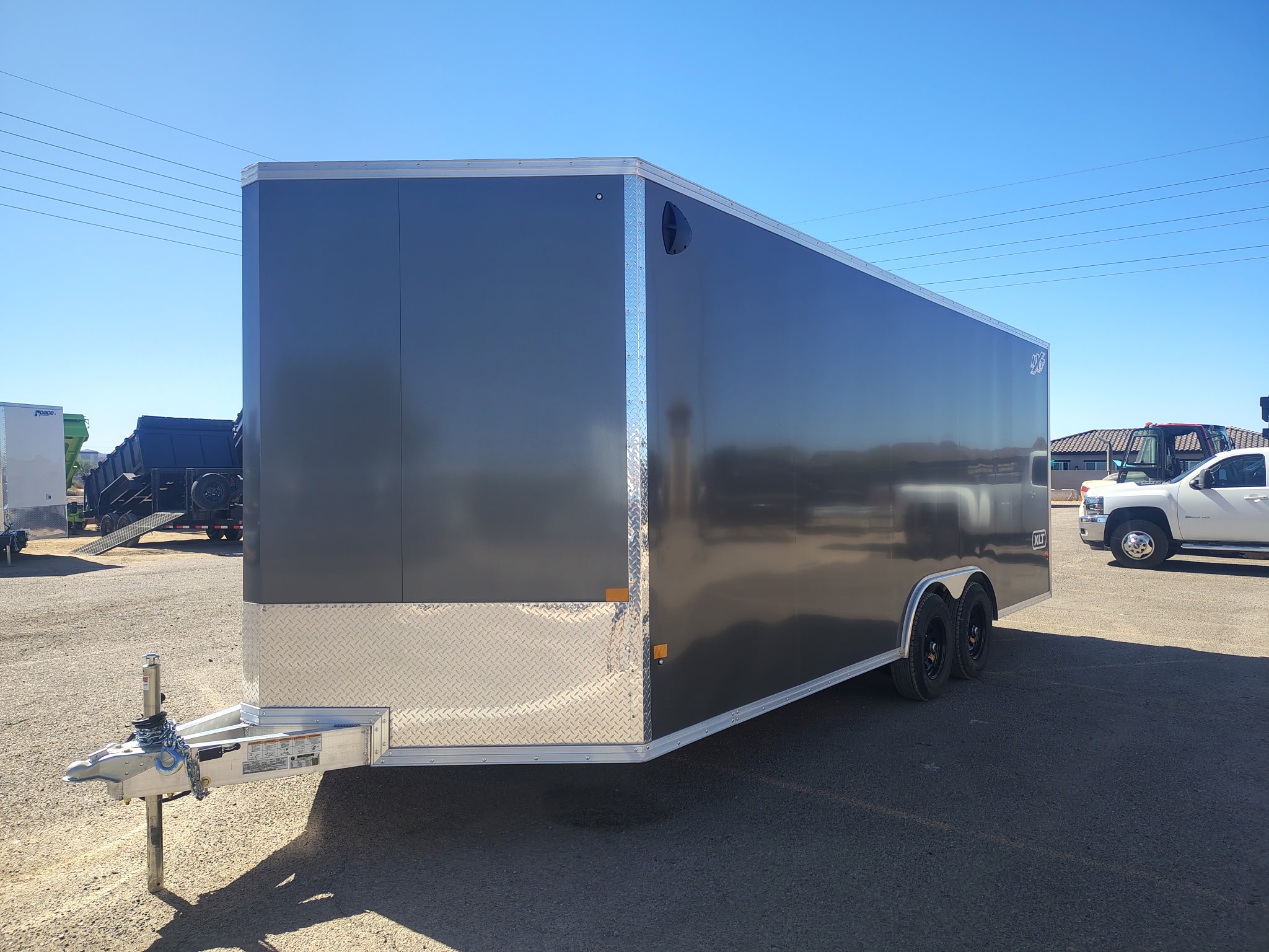 20x8.5 All Aluminum XLT-P Car Hauler, 10K GVWR, Side Door, Ramp Door - Image 5