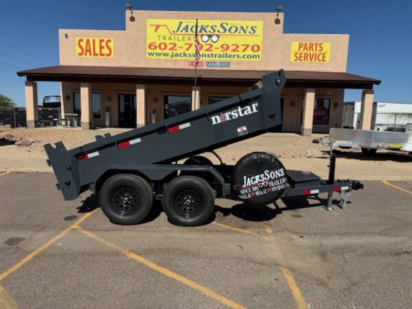 10x60 Norstar Tandem Axle Dump, 7K GVWR, 20" Sides