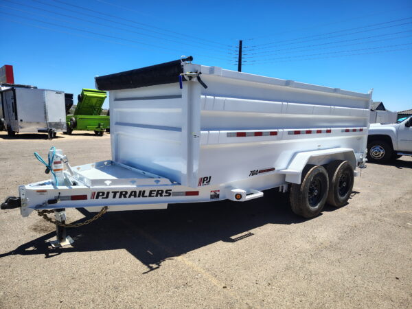 14x83 Tandem Axle, 15,400 GVWR, Low Pro Dump, 48" Sides