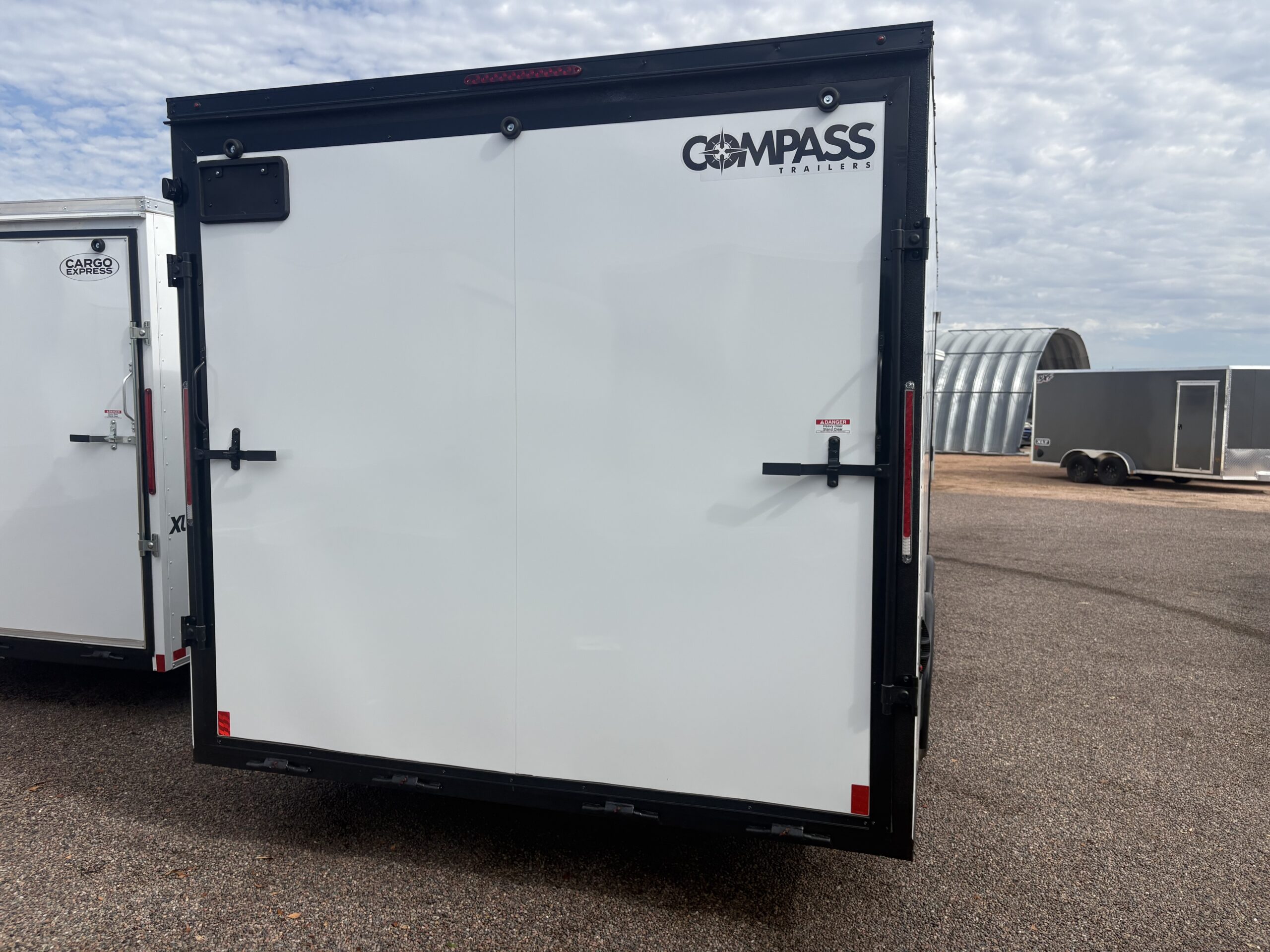 20x8.5 Jasper SE Car Hauler, 10K GVWR,White Vinyl Walls/Ceiling, RTP Floor, Ramp Door - Image 3