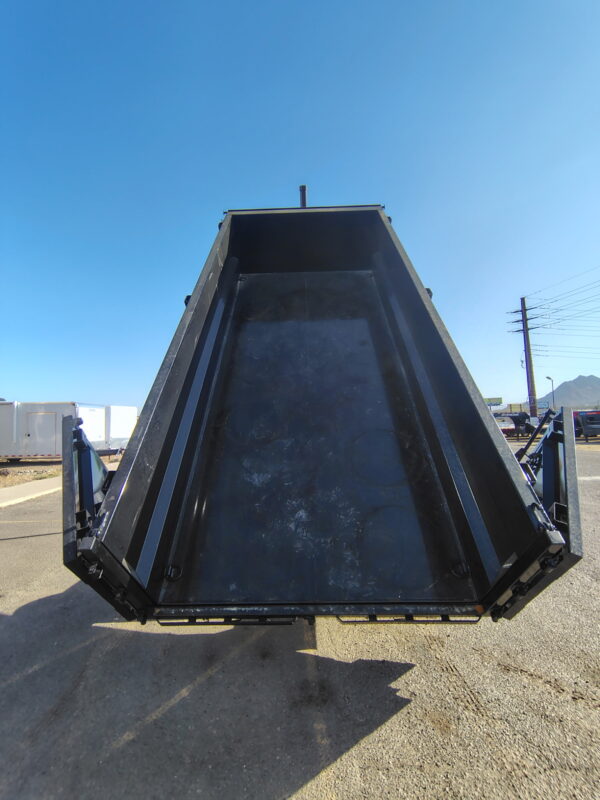 16x83 IronBull Gooseneck Dump, Tandem Axle, 22K GVWR, 36" Sides, Telescopic Cylinder, Hydraulic Jacks, 18 Ply Tires