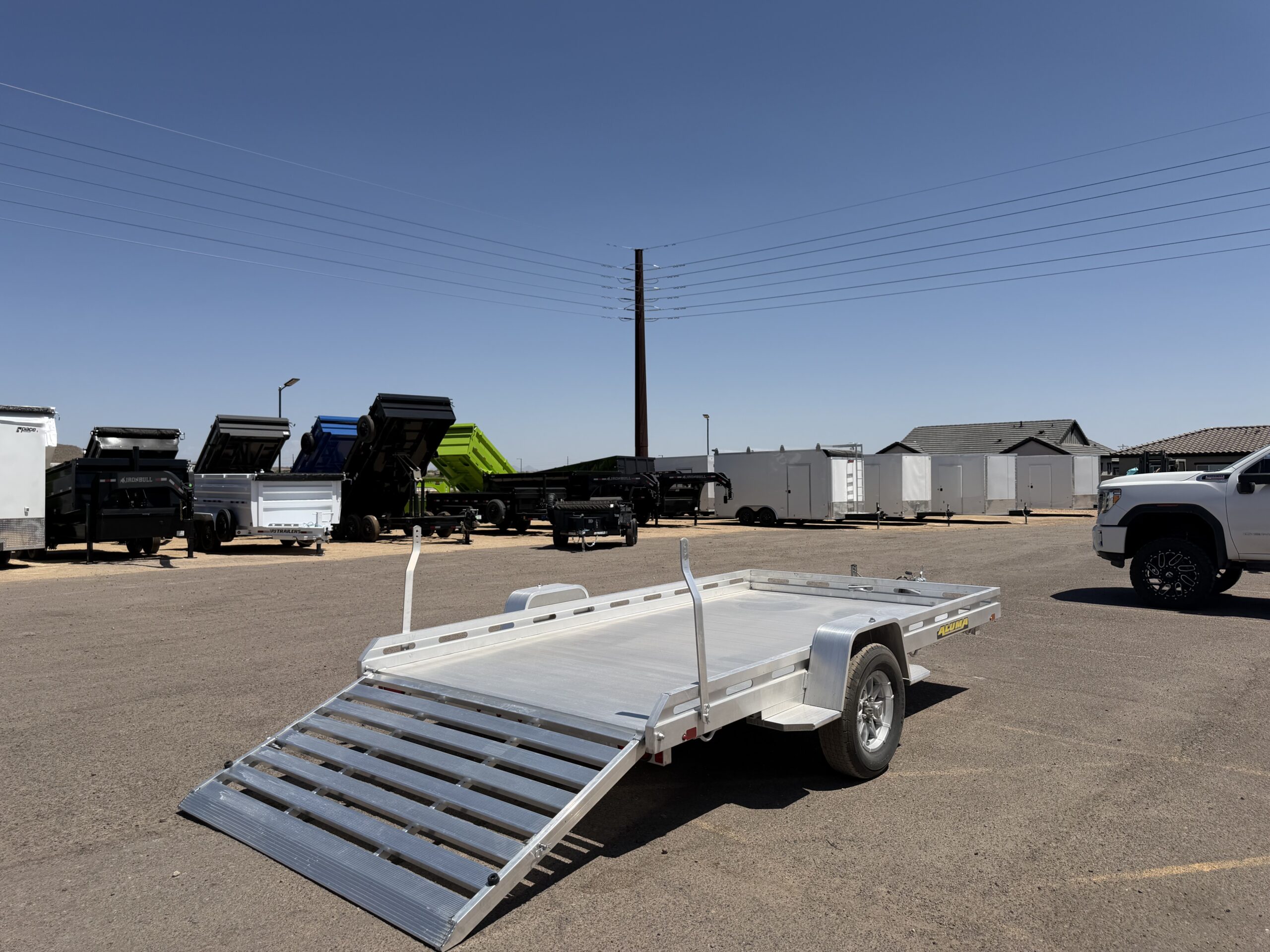 12x80 All Aluminum, 4.25K GVWR, Single Axle, W/ Tailgate (8012S-EL-TG) - Image 10