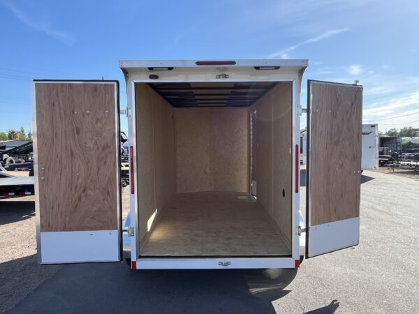 12x6 Indigo DLX, 7K GVWR, Rear Double Doors
