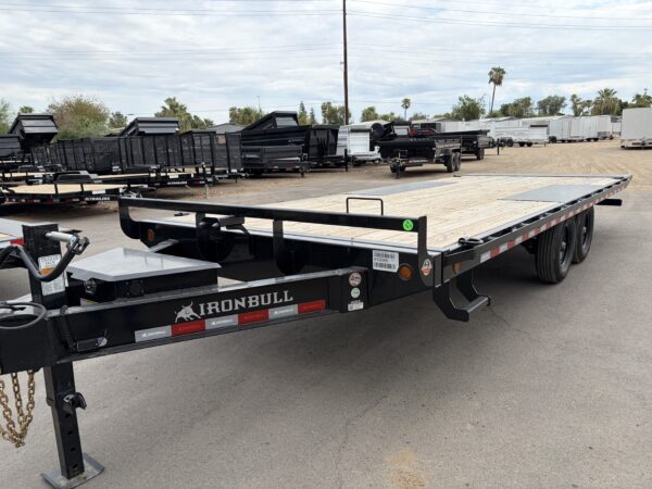 22x102 IronBull Deckover Tilt, Tandem Axle, 14K GVWR