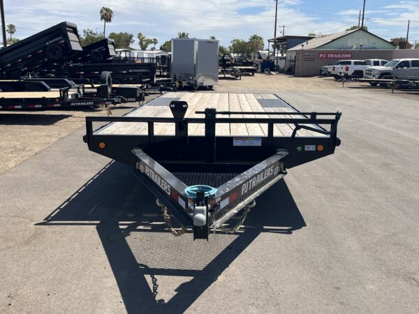 20x102 Tandem Axle Deckover, 14K GVWR, Slide-In Ramps