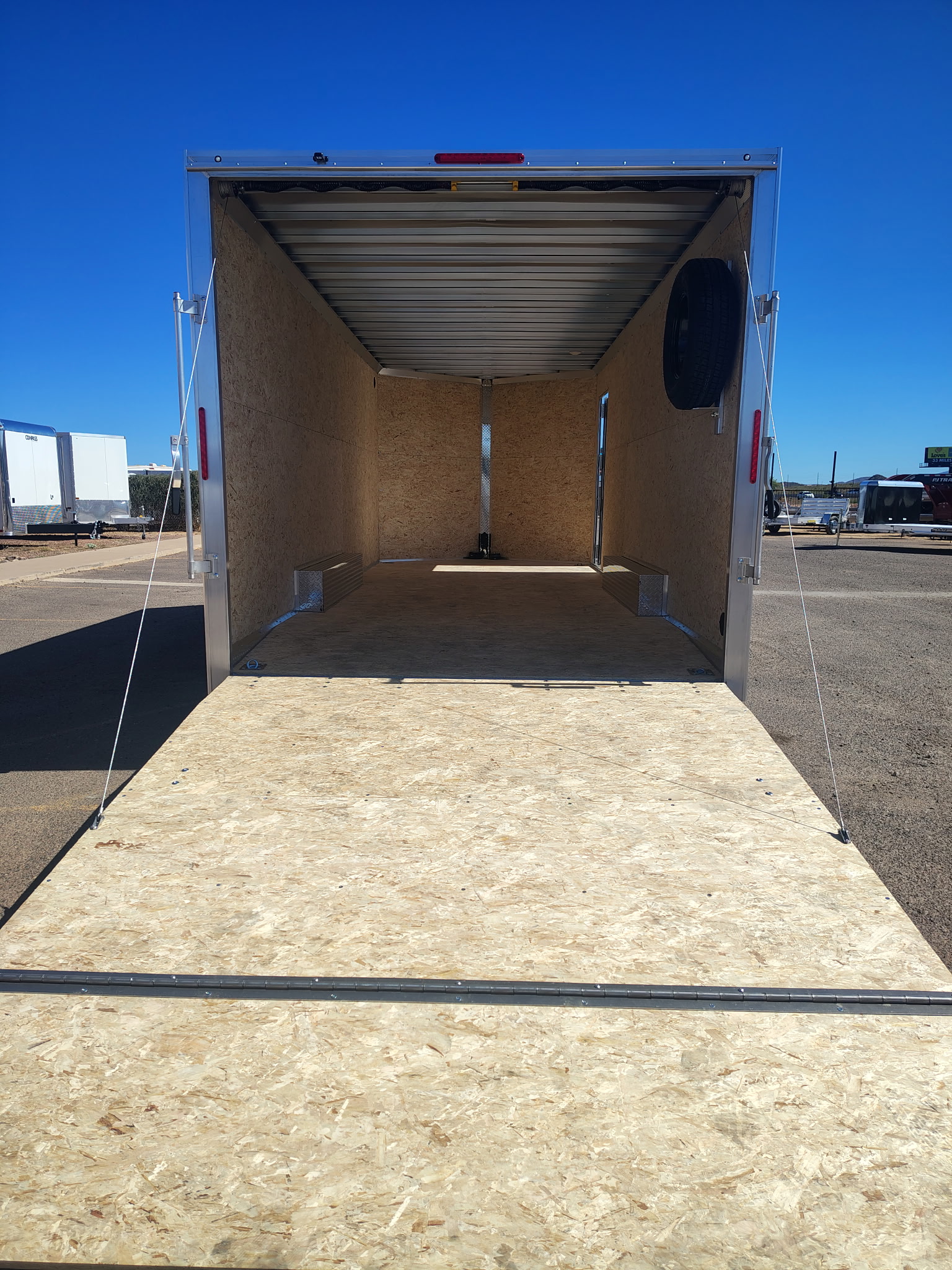 20x8.5 All Aluminum XLT-P Car Hauler, 10K GVWR, Side Door, Ramp Door - Image 8