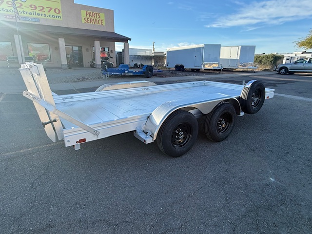 14x78 All Aluminum, 7K GVWR, Tandem Axle, W/ Bi-Fold Tailgate (7814ESA-TA-EL-BT) - Image 3