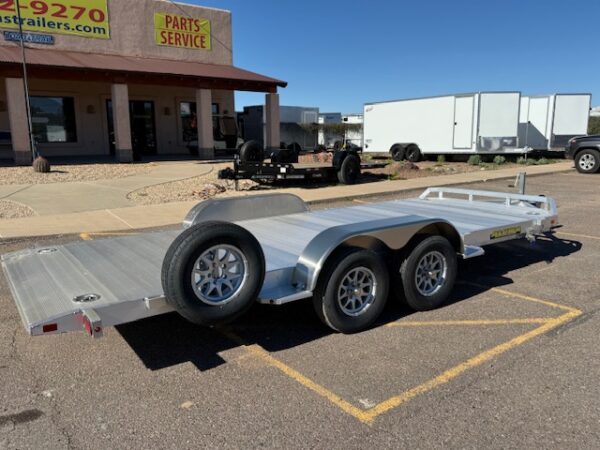 16x82 All Aluminum, 7K GVWR, Tandem Axle, Tilt (8216TILT-TA-EL-RTD)
