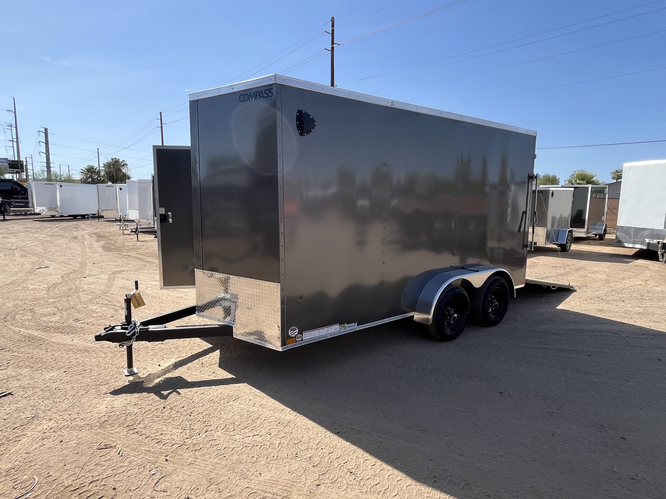 14x7 Indigo DLX, 7K GVWR, Ramp Door - Image 10