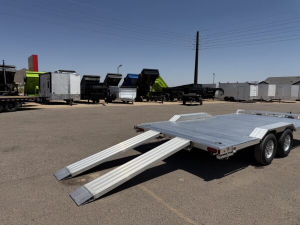 16x102 All Aluminum Wide Body, 7K GVWR, Heavy Tandem Axle, Drive-Over Fenders, Ramps, RTD (WB16H-TA-EL-DOF-R-RR-RTD)