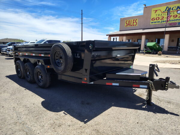 16x83 IronBull Triple Axle Dump, 21K GVWR, 24" Sides