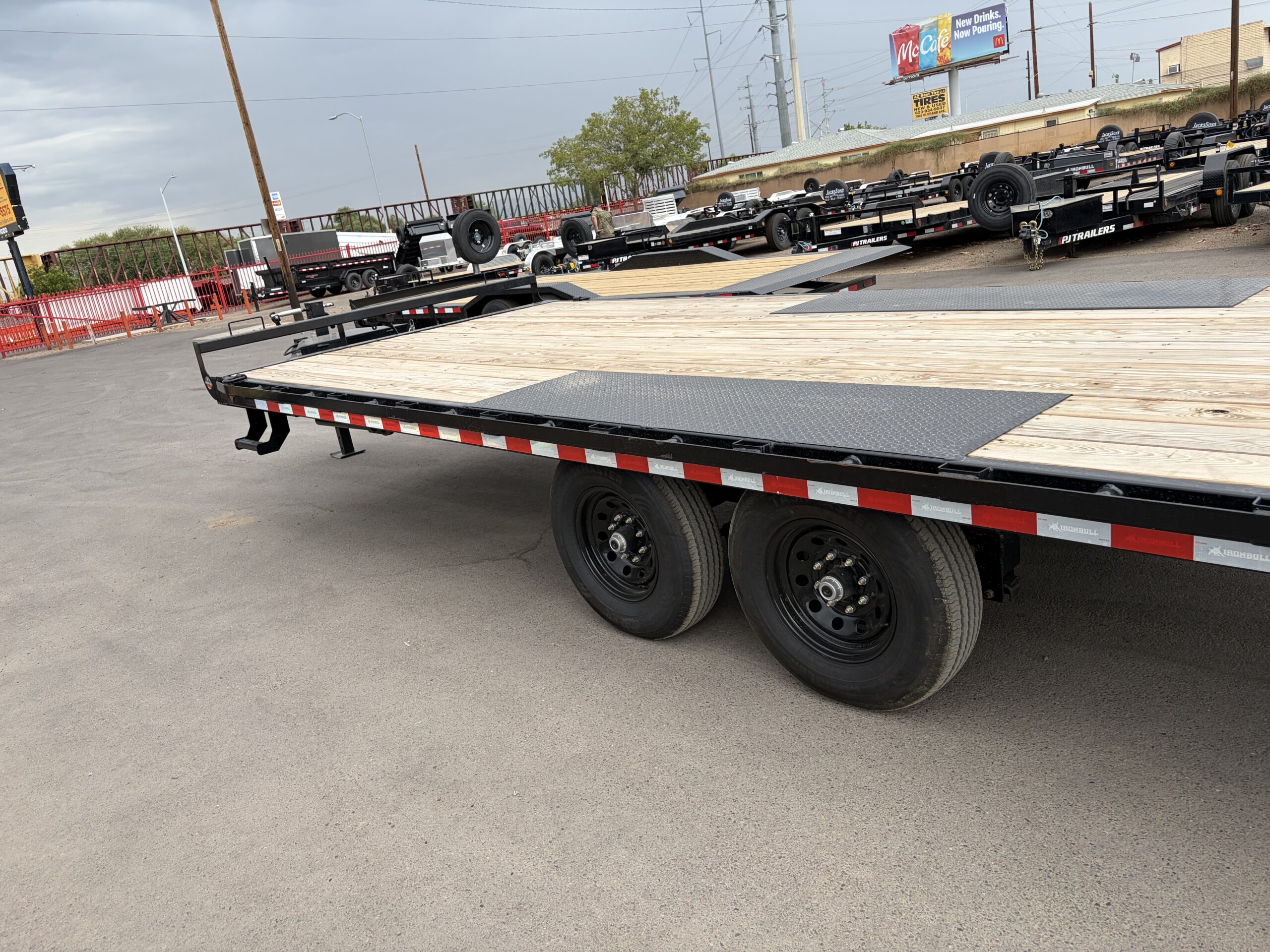 22x102 IronBull Deckover Tilt, Tandem Axle, 14K GVWR - Image 5