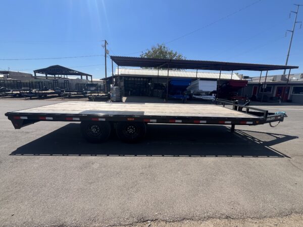 20x102 Tandem Axle Deckover, 14K GVWR, Slide-In Ramps
