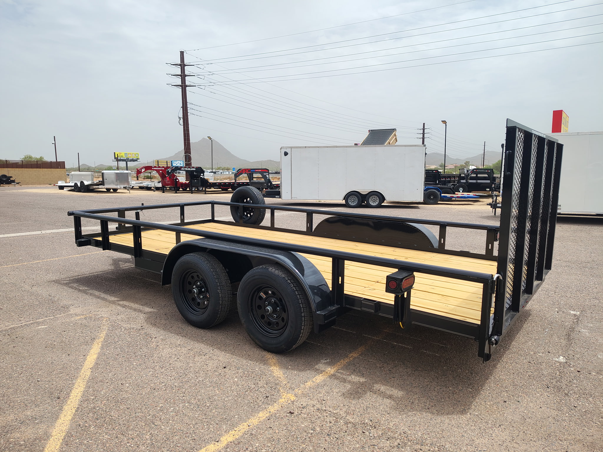 16x83 Utility Tandem Axle, 7K GVWR - Image 2