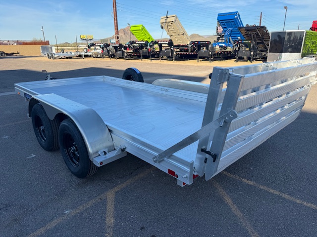 14x78 All Aluminum, 7K GVWR, Tandem Axle, W/ Bi-Fold Tailgate (7814ESA-TA-EL-BT) - Image 7