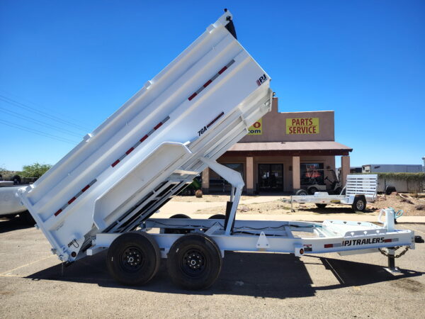 14x83 Tandem Axle, 15,400 GVWR, Low Pro Dump, 48" Sides