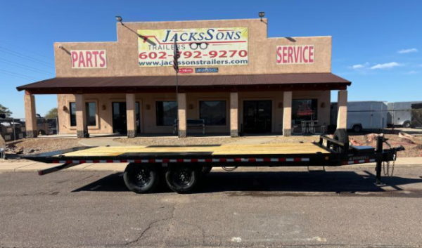 22x102 IronBull Deckover Tilt, Tandem Axle, 14K GVWR