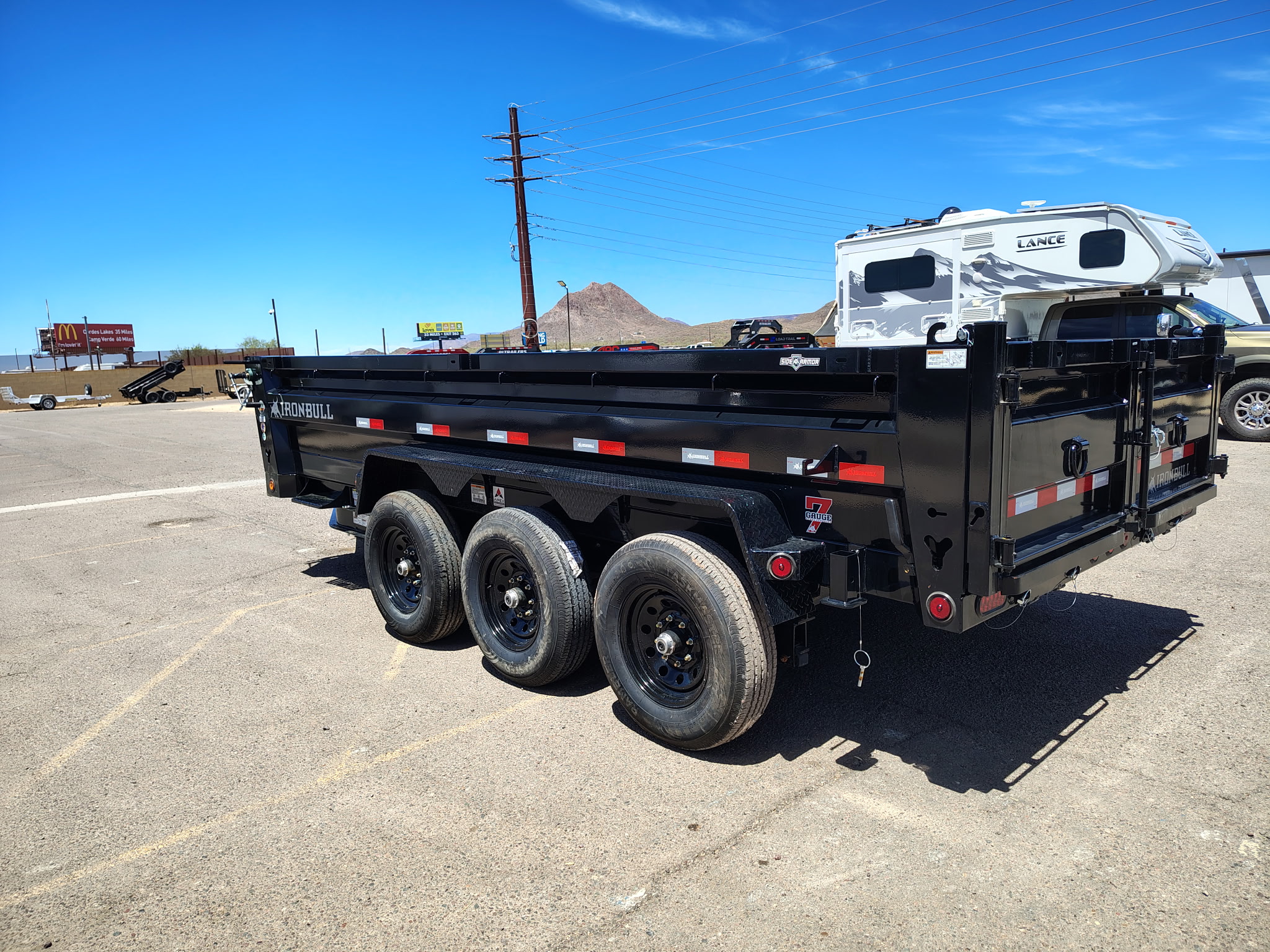 16x83 IronBull Triple Axle Dump, 21K GVWR, 24" Sides - Image 9