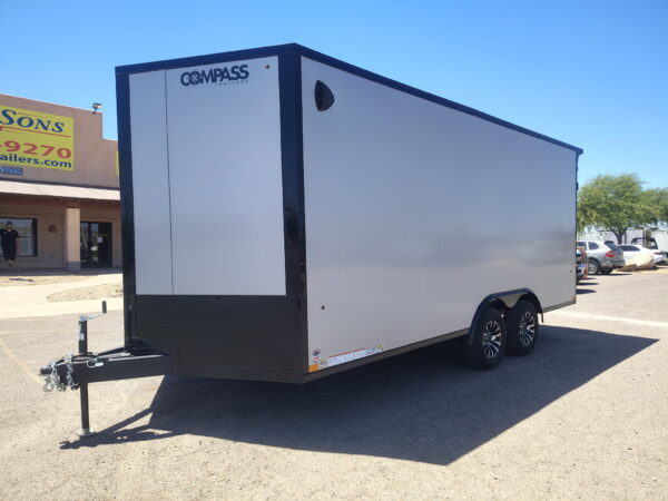 18x8.5 Jasper SE Car Hauler, 10K GVWR, Ramp Door