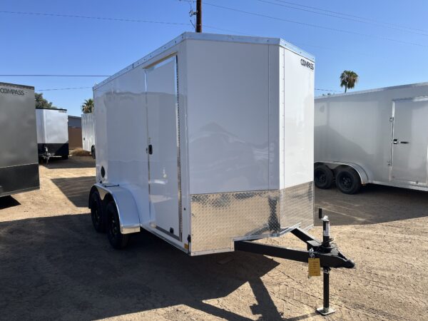 12x6 Indigo DLX, 7K GVWR, Rear Double Doors