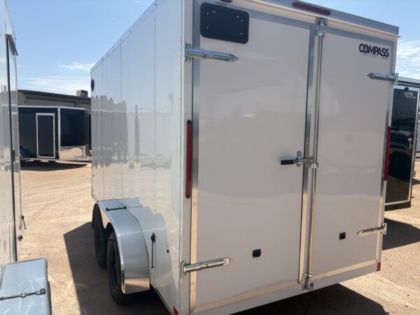 14x7 Indigo DLX, 7K GVWR, Rear Double Doors
