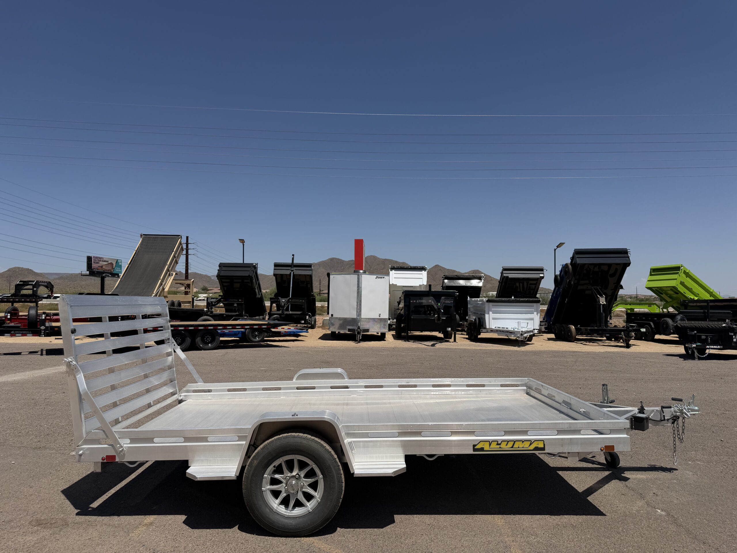 12x80 All Aluminum, 4.25K GVWR, Single Axle, W/ Tailgate (8012S-EL-TG) - Image 7