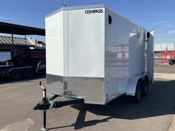 12x6 Indigo DLX, 7K GVWR, Rear Double Doors