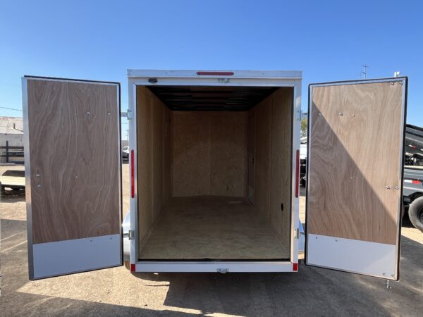12x6 Indigo DLX, 7K GVWR, Rear Double Doors