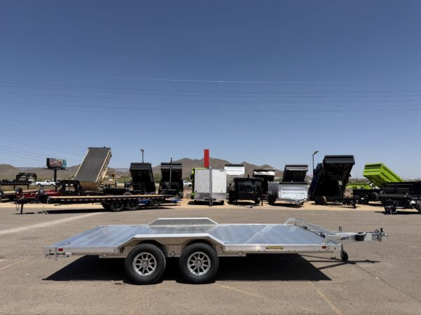 16x102 All Aluminum Wide Body, 7K GVWR, Heavy Tandem Axle, Drive-Over Fenders, Ramps, RTD (WB16H-TA-EL-DOF-R-RR-RTD)